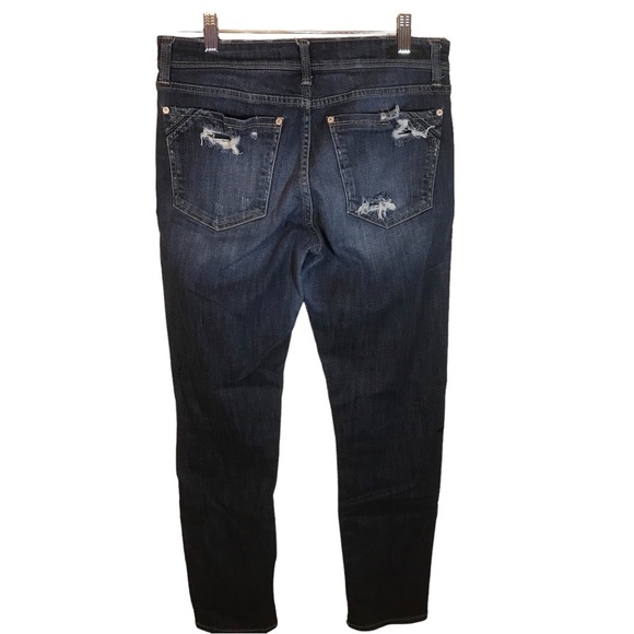 Buckle black women’s fit no 256 distressed jeans size 28 slim leg - Picture 10 of 16